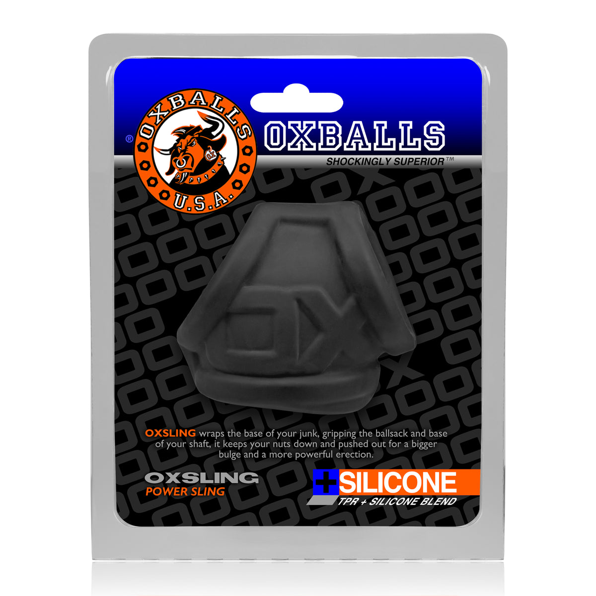 OxBalls Oxsling – Silicone Power Sling > Cock Ring > Sling