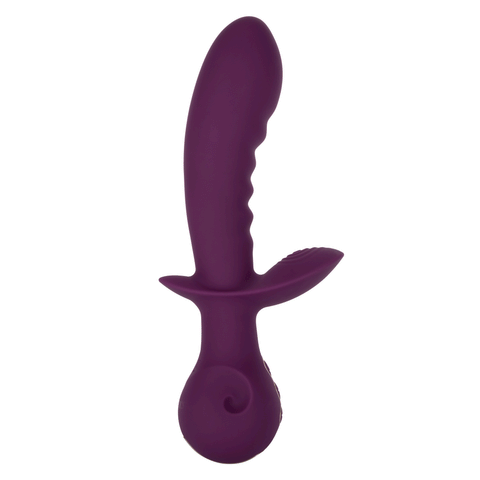 Obsession Lover Turbo-Charged Dual Vibrator in Purple with 10 Vibration Functions and Waterproof Silicone Design Vibrators - G Spot