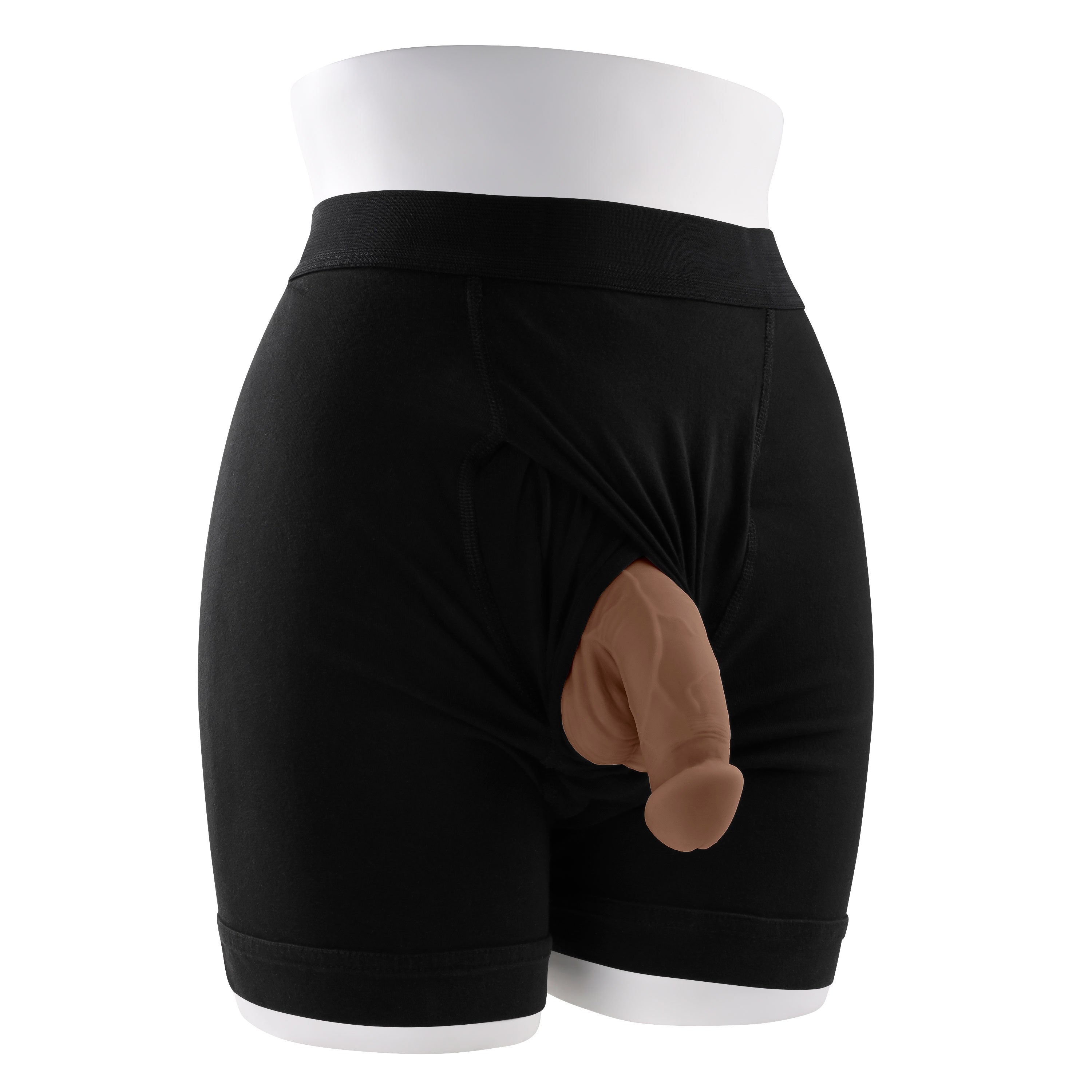 Gender X 4 Inch Silicone Packer - Dark 4 Inch Size Packers