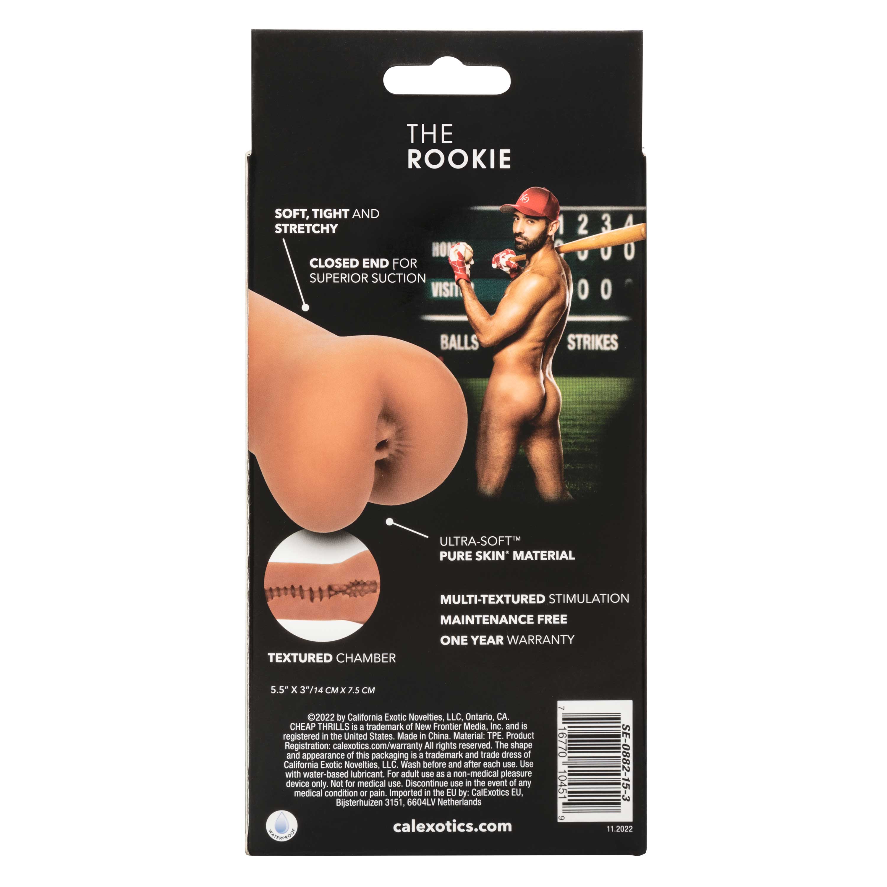 Cheap Thrills The Rookie Compact Flesh Tone Stroker 5.5 Inch with Multi-Textured Chamber and Closed-End Design > Sex Toys For Men > Masturbators > Manual