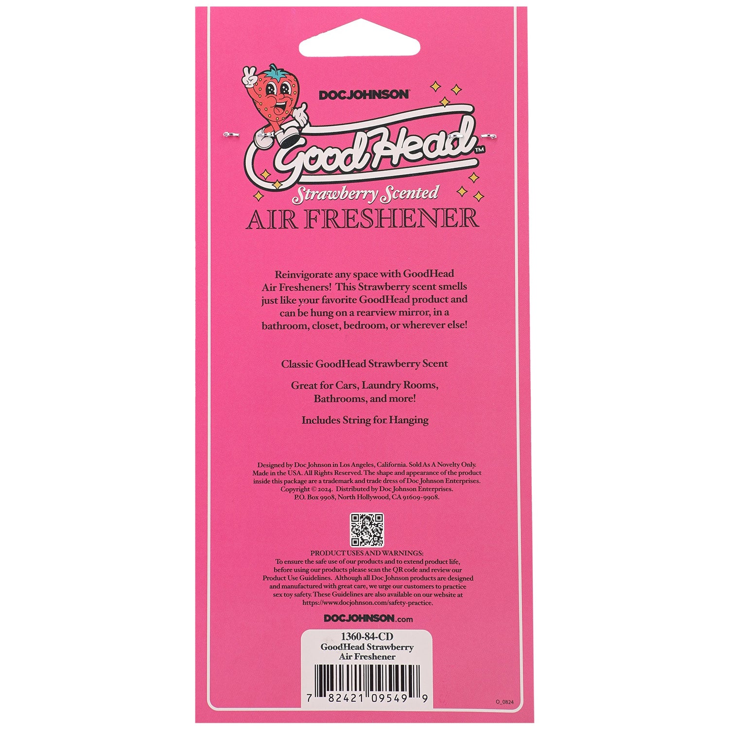 Goodhead Strawberry Scented Air Freshener for Home and Car Party Supplies