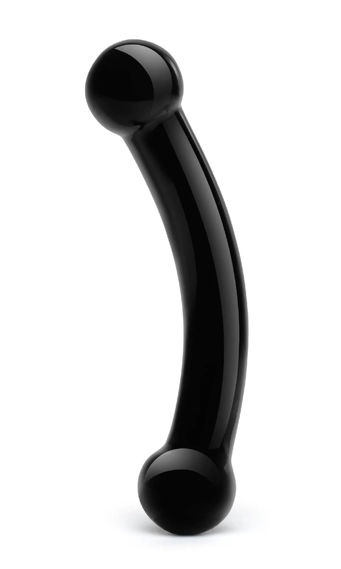 Glas 5.5 Inch Double Bull Black Glass Dildo > Glass > Dildos