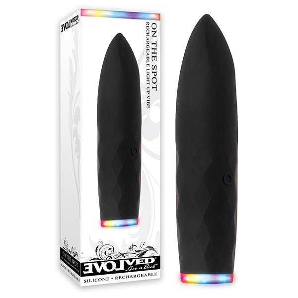 On The Spot 9.1 cm USB Rechargeable Bullet Vibrator Black BULLETS