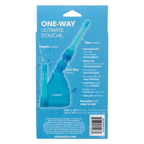 One-Way Ultimate Douche Enema Kit with Backflow Prevention Valve Douches
