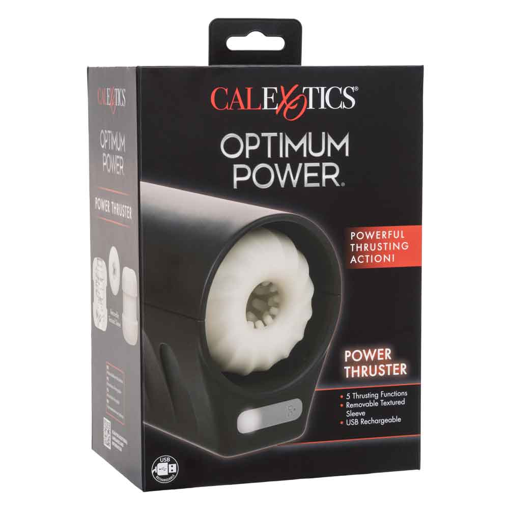 Optimum Power Power Thruster Textured Stroker Sleeve with 5 Thrusting Functions Secondary image
