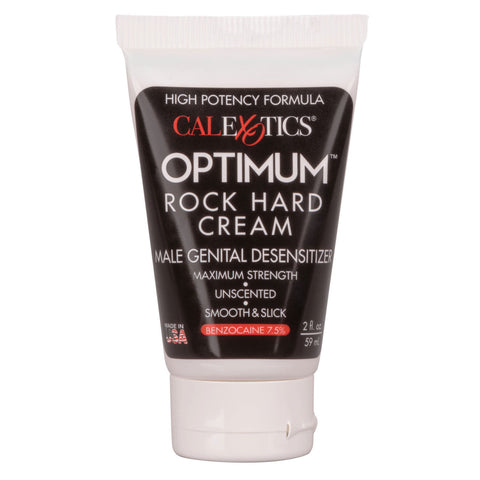 Optimum Rock Hard Cream 2 Oz Unscented Desensitizing Gel ENHANCERS
