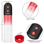 Optimum Series Big Man’s EZ Pump with Clear Cylinder and Red Silicone Base > Pumps > Penis Pumps Electric