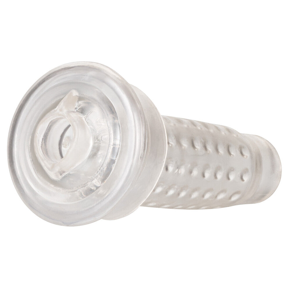 Optimum Series Realistic Stroker Pump Sleeve Pussy 6 Inch > Sex Toys For Men > Masturbators > Manual Main image