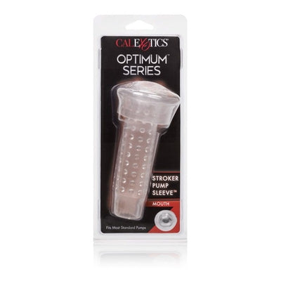 Optimum Series Stroker Pump Sleeve Mouth Transparent Medium Size > Sex Toys For Men > Masturbators > Manual Main image