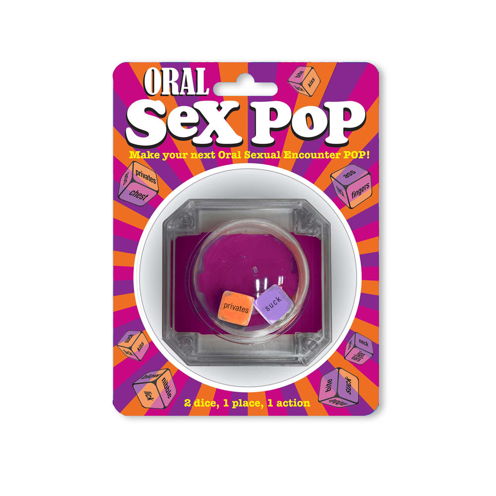 Oral Sex Pop Popping Dice Game – Interactive Dice Game for Adults > Novelties > Board Games