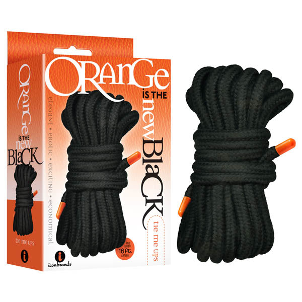 Orange Is The New Tie Me Ups Bondage Rope 5 Meter Length Black Rope