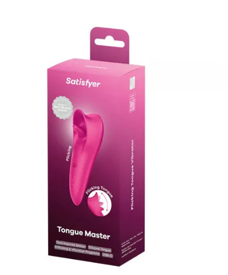 Satisfyer Tongue Master – USB Rechargeable 14.4 cm Clitoral Stimulator > Sex Toys For Ladies > Clitoral Vibrators and Stimulators