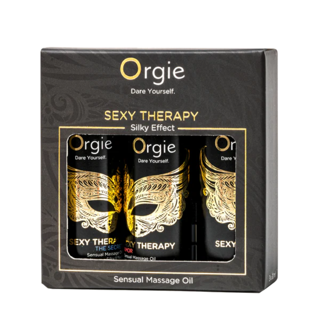Orgie Sexy Therapy Mini Size Collection – Sensual Massage Oil Set 3x 30ml > Essentials > Massage Gift Set Main image