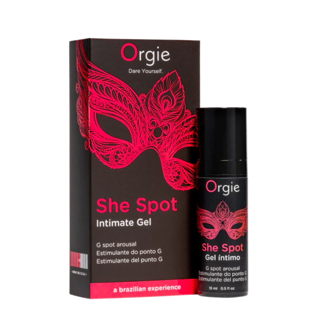 Orgie She Spot Intimate Gel – Warming Stimulating Formula 15ml Intimate Gel > Essentials > Womens Enhancers