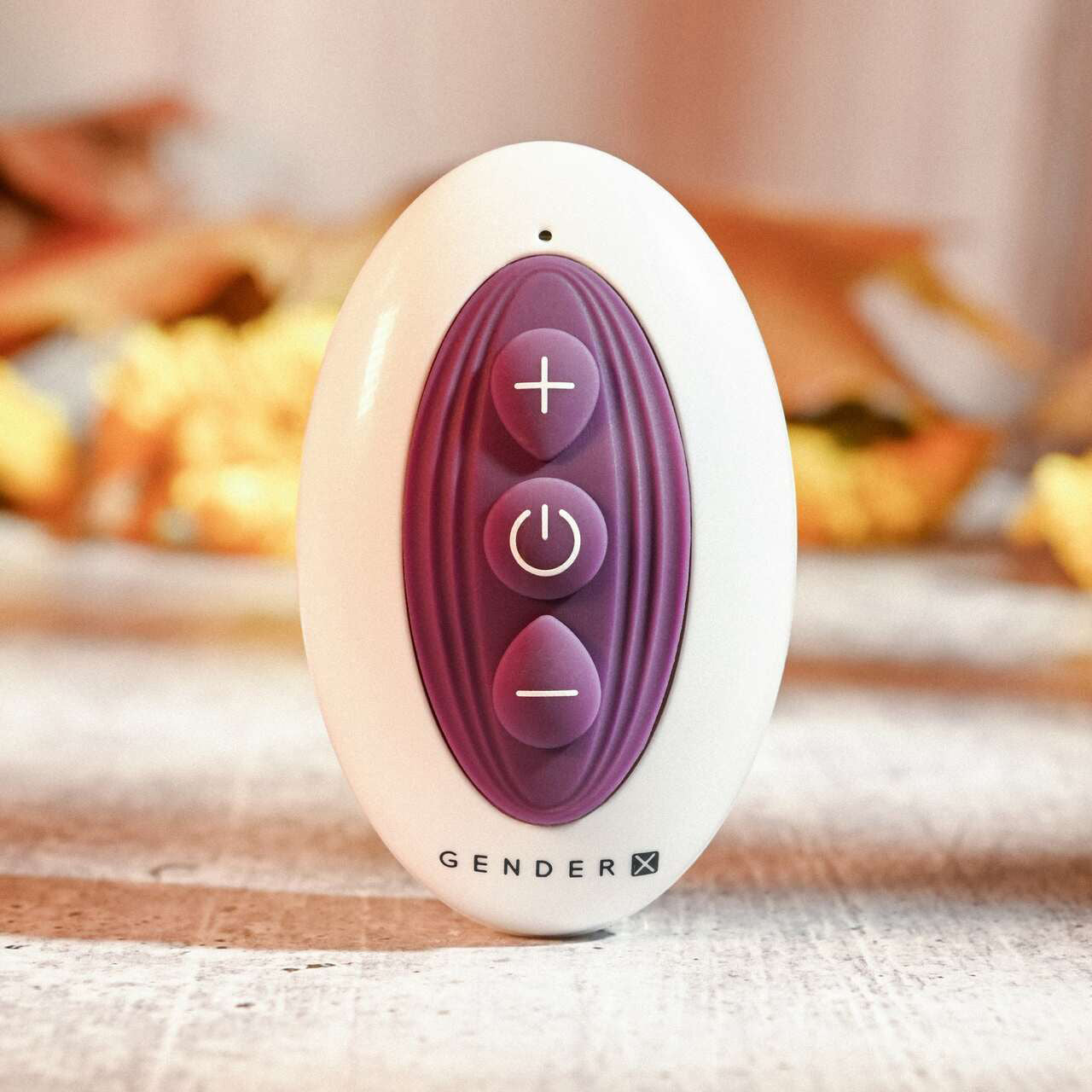 Gender X Velvet Hammer USB Rechargeable Wearable Vibe with Remote Control Purple Panty Vibrators