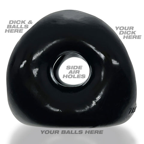 OXBALLS TRI-SPORT XL Thicker 3-Ring Cocksling Black – Enhanced Comfort and Superior Support > Cock Ring > Sling