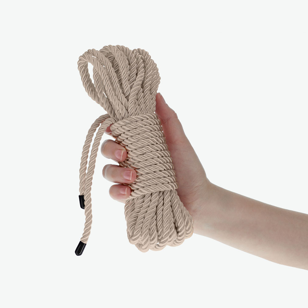 Ouch Bondage Rope 10 Meter Gold Nylon Bondage Rope for Adult Play Rope