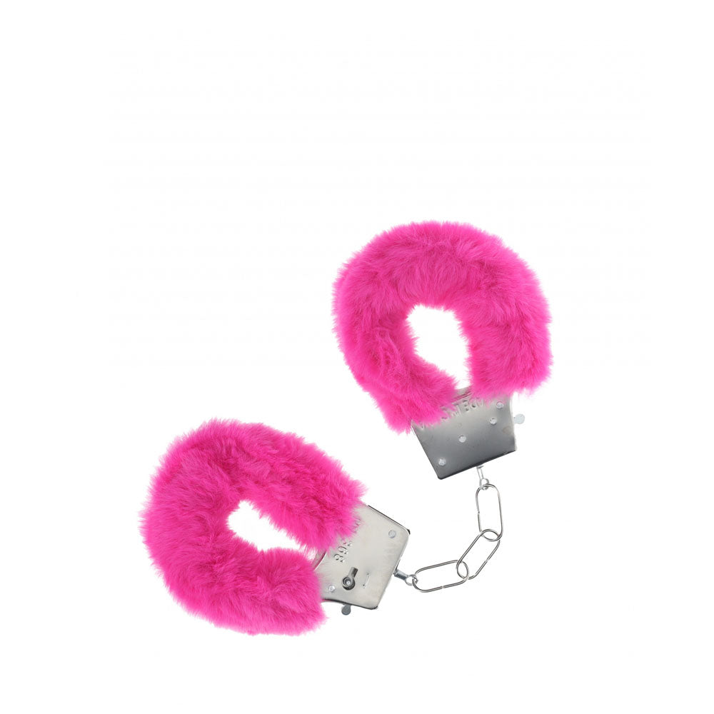 Ouch Classic Fluffy Cuffs Pink Fluffy Restraints Default Title > Bondage Gear > Restraints