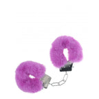 Ouch Classic Fluffy Cuffs Purple Soft Restraints > Bondage Gear > Handcuffs