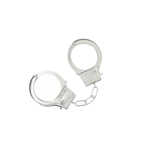 Ouch Classic Metal Cuffs Silver Metal Restraints Default Title > Bondage Gear > Handcuffs