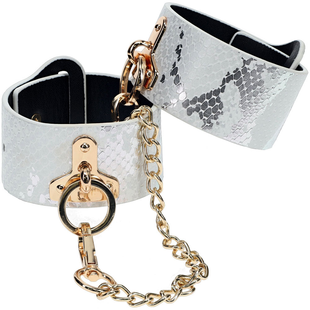 Ouch Florence Collection Handcuffs Premium Bonded Leather Iridescent Finish > Bondage Gear > Handcuffs Main image