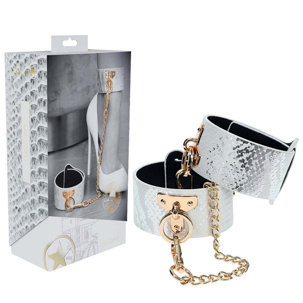 Ouch Florence Collection Leg Cuffs for Stylish Restraint and Comfort