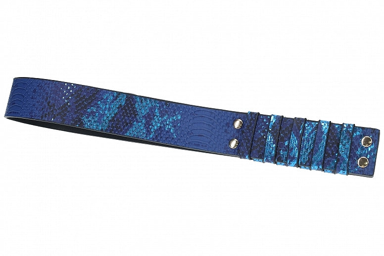 Ouch Florence Collection Paddle Blue Iridescent PU Leather BDSM Paddle > Bondage Gear > Paddles Main image