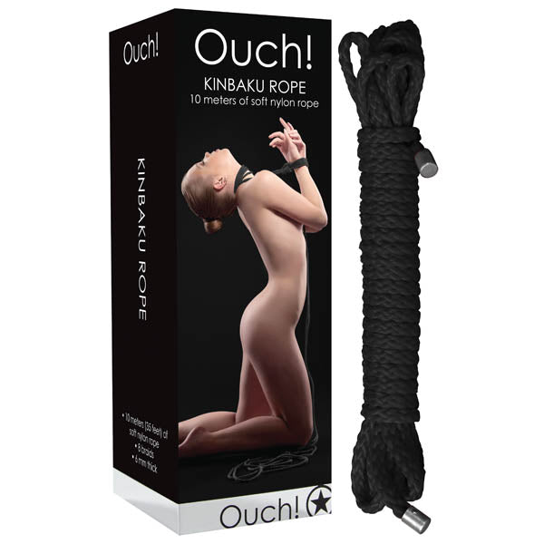 Ouch Kinbaku Rope - 10 Metre Length - Soft Nylon Rope > Bondage Gear > Rope Main image