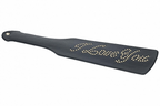 Ouch London Collection Paddle Black PU Leather with Iridescent Hardware > Bondage Gear > Paddles