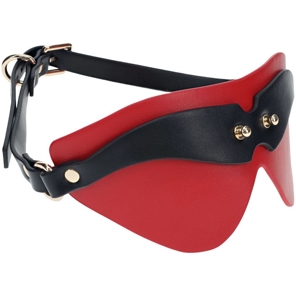 Ouch Milan Collection Bonded Leather Blindfold Sensory Play Accessory Secondary image