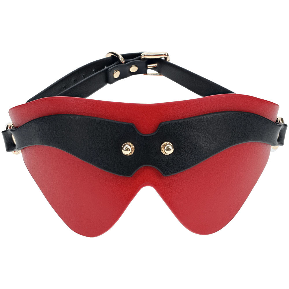 Ouch Milan Collection Bonded Leather Blindfold Sensory Play Accessory > Bondage Gear > Blindfolds