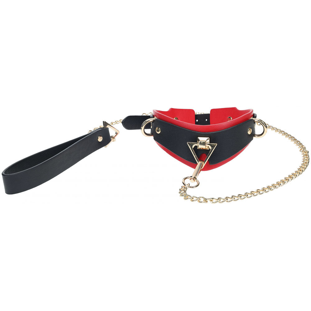 Ouch Milan Collection Collar with Leash > Bondage Gear > Collars & Leashes