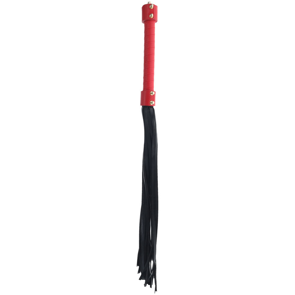 Ouch Milan Collection Flogger High Quality Bonded Leather > Bondage Gear > Whips & Floggers Main image