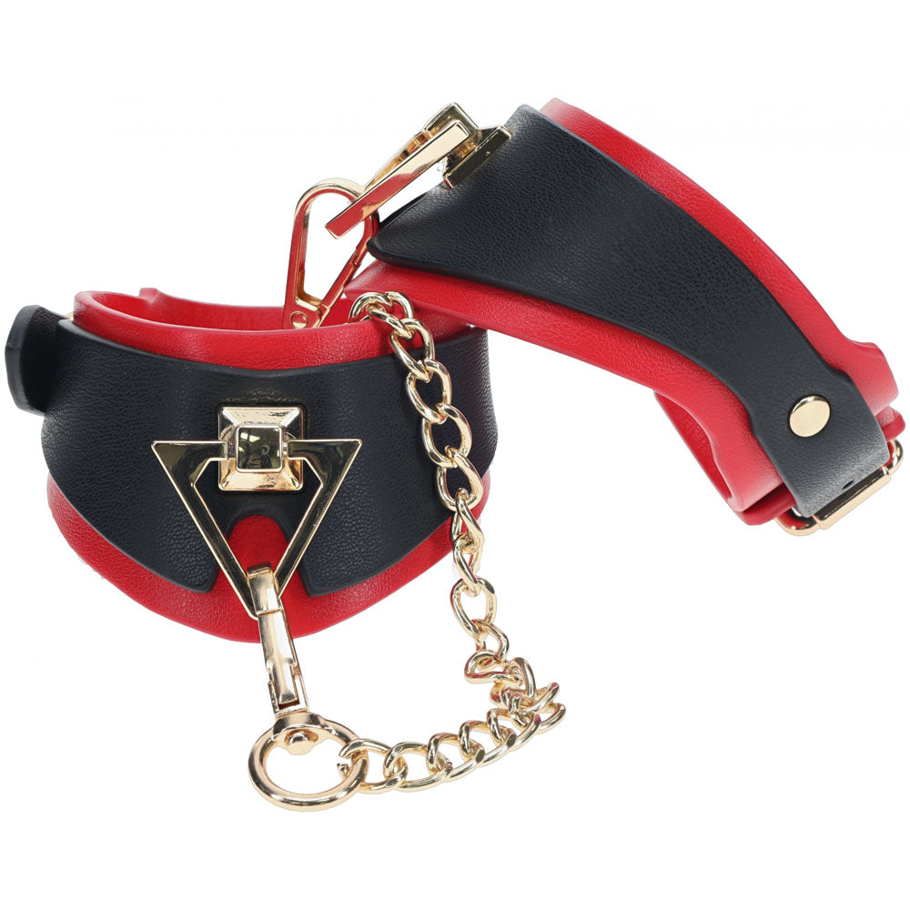 Ouch Milan Collection Handcuffs High Quality Bonded Leather Chic Design > Bondage Gear > Handcuffs Main image