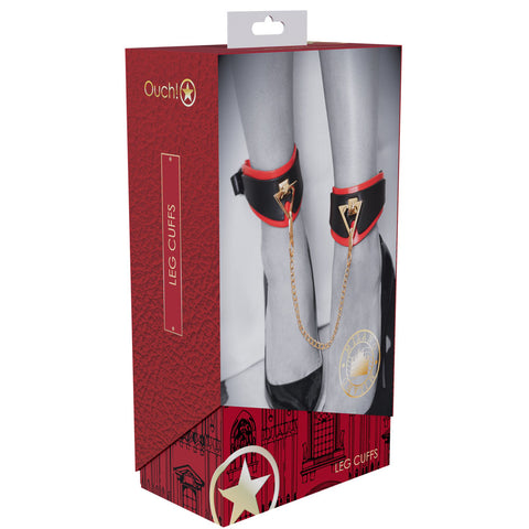 Ouch Milan Collection Leg Cuffs for Elegant Playful Adventures > Bondage Gear > Restraints