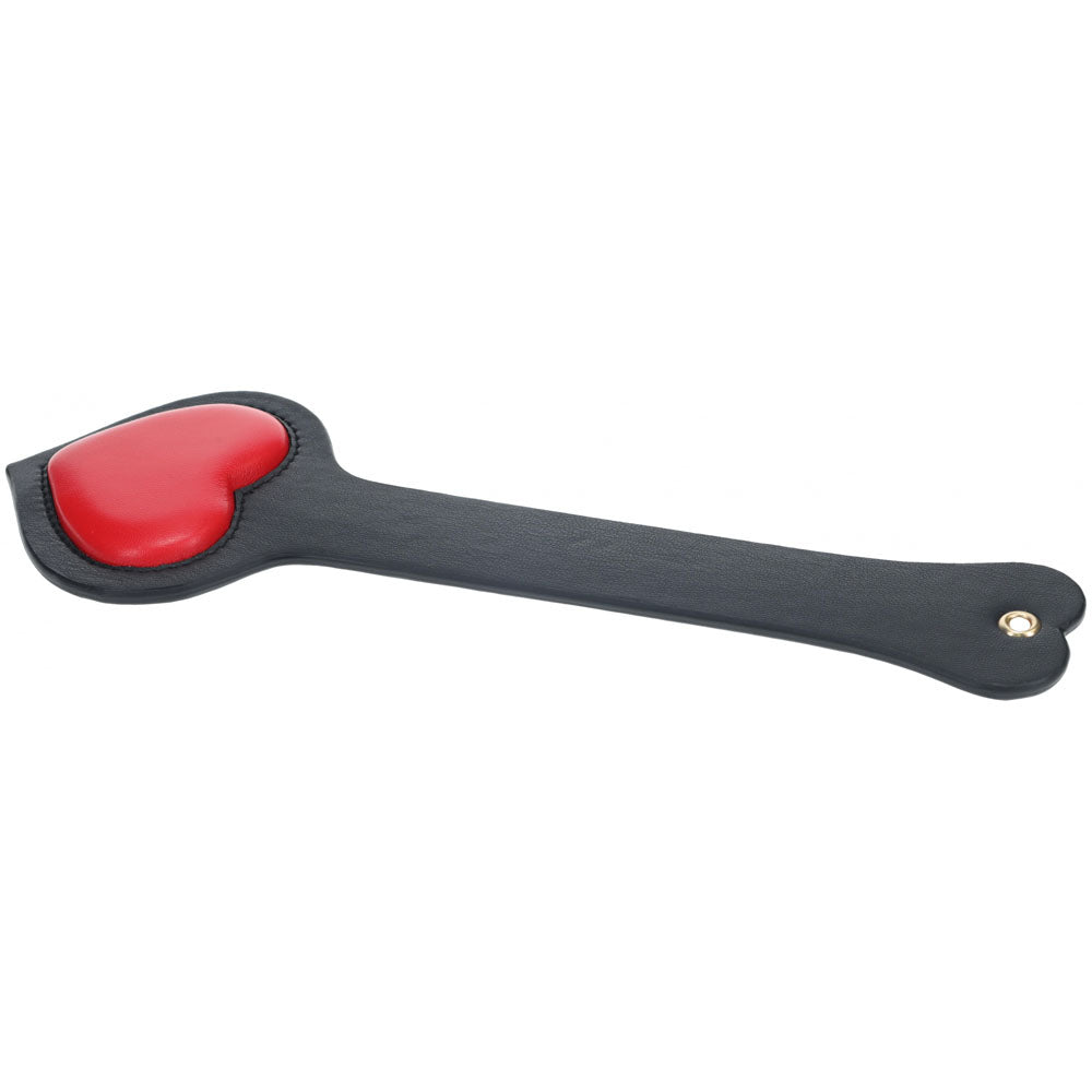 Ouch Milan Collection Paddle – Bonded Leather with Iridescent Hardware Paddle > Bondage Gear > Paddles Main image