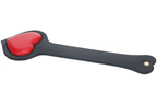 Ouch Milan Collection Paddle – Bonded Leather with Iridescent Hardware Paddle > Bondage Gear > Paddles