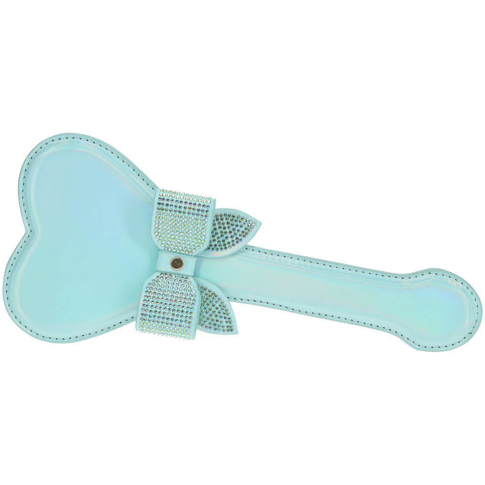 Ouch Paris Collection Paddle – Bonded Leather with Iridescent Hardware Paddle > Bondage Gear > Paddles