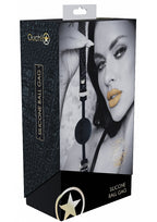 Ouch Rome Collection Silicone Ball Gag with Adjustable PU Leather Straps and Iridescent Hardware > Bondage Gear > Gags and Bits