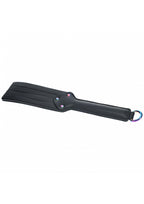 Ouch Venice Collection Paddle Black PU Leather with Iridescent Hardware > Bondage Gear > Paddles