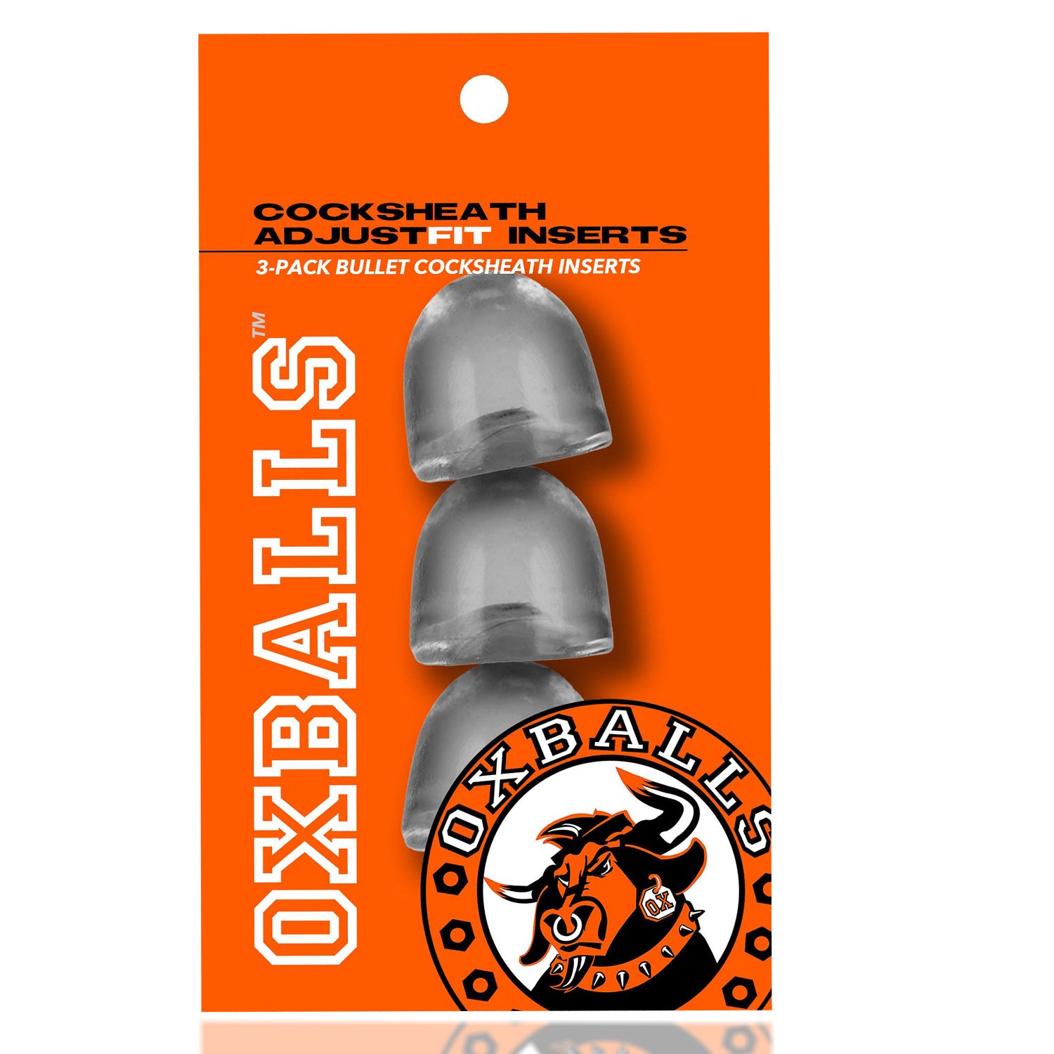 Oxballs Adjustfit Insert 3-Pack Clear Cocksheath Inserts > Sex Toys For Men > Penis Sleeves Main image