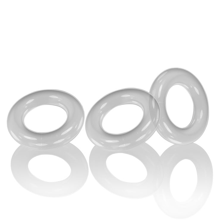 Oxballs Willy Rings 3-Pack Stretchy Clear Cockrings Set Secondary image