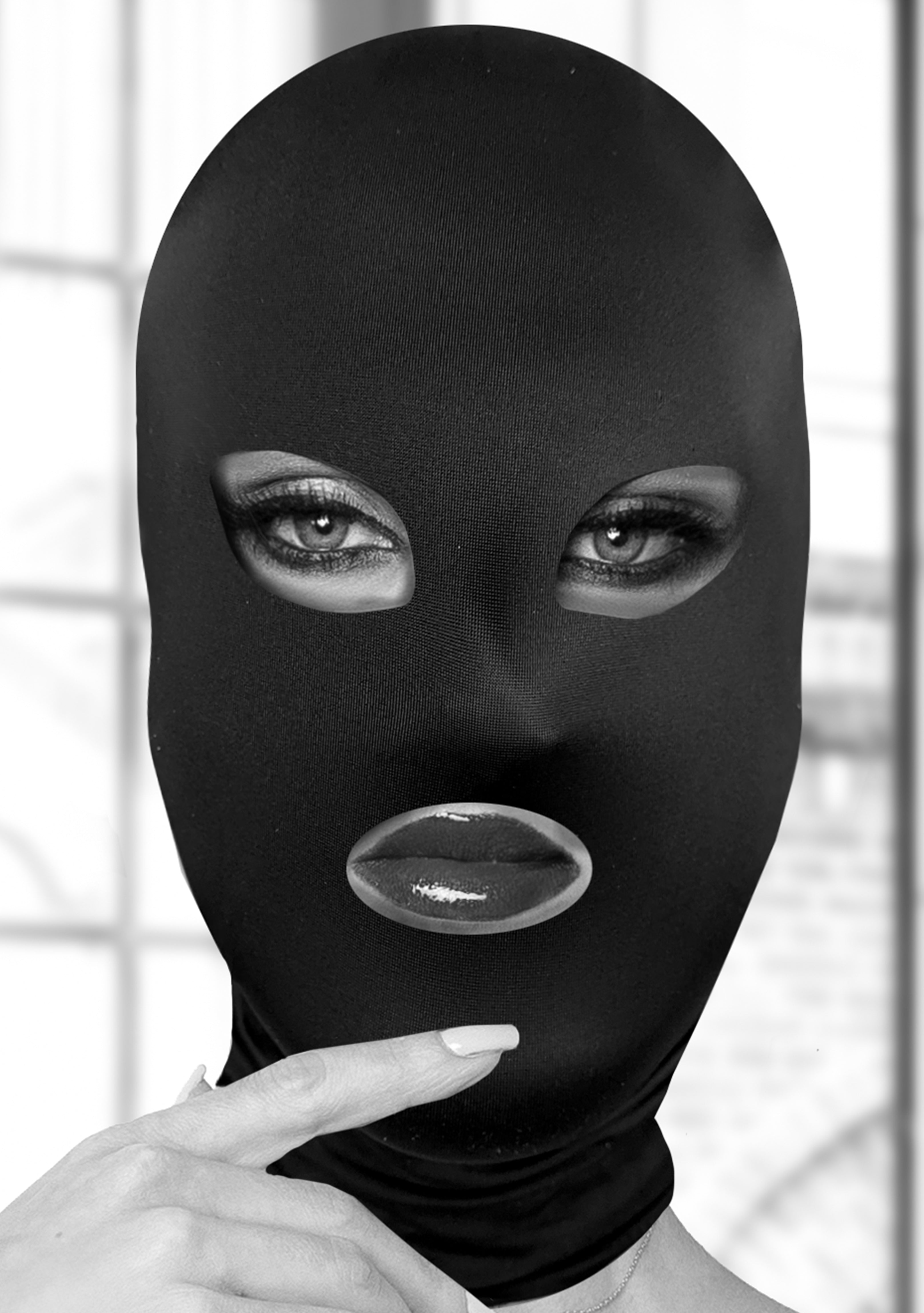 Ouch Subversion Mask with Open Mouth – Comfortable Hood > Bondage Gear > Bondage Hoods