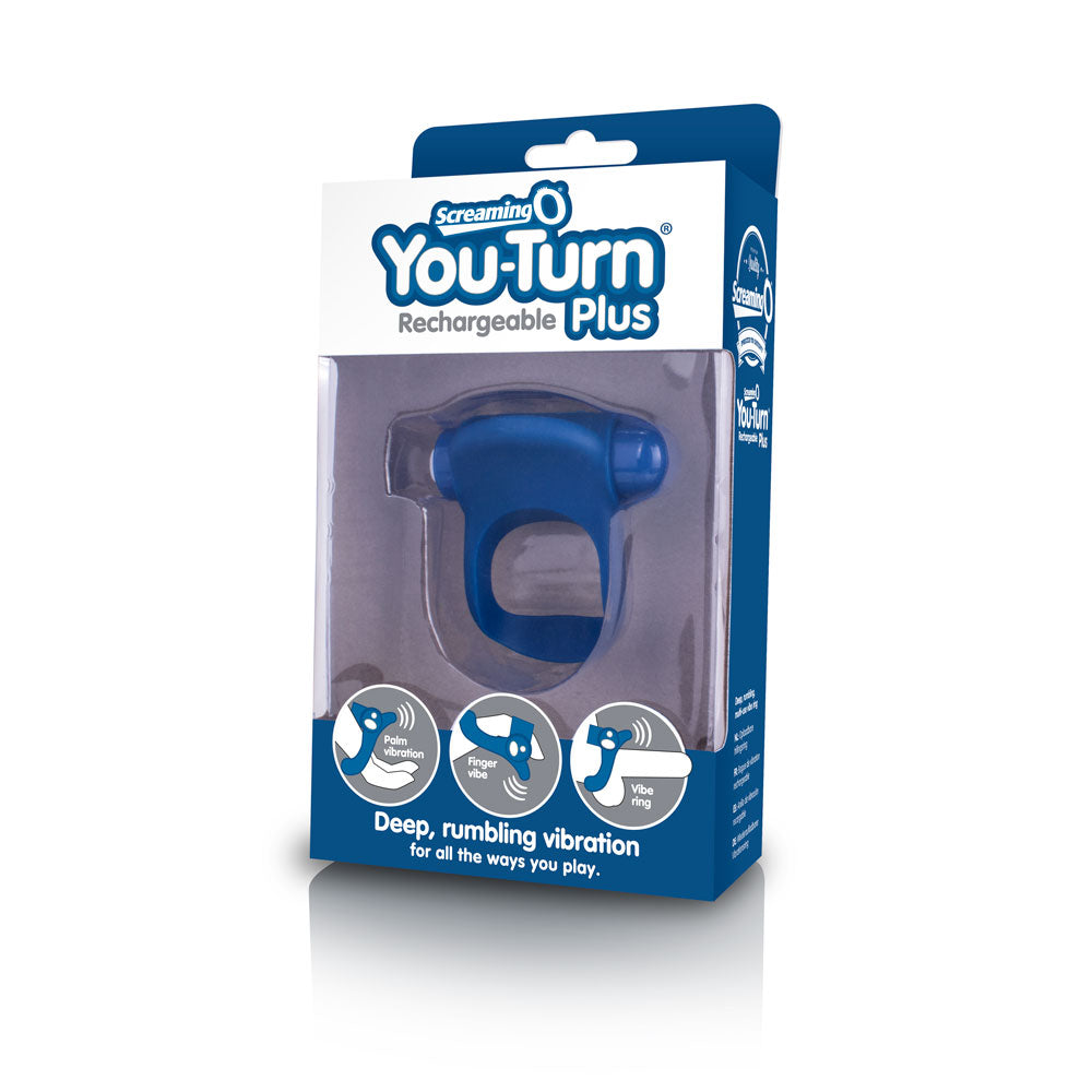 Charged You-Turn Plus – Rechargeable Vibrating Cock Ring > Cock Ring > Vibrating