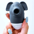 OzGasm Klitty Koala 3-in-1 Black Clitoral Stimulator with Sucker, Flicker, and Pulsator Functions > Vibrators > Ladies > Clitoral Vibrators and Stimulators