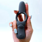 OzGasm Playapus Remote Control Cock Ring in Grey Silicone with Wireless Remote > Cock Ring > Vibrating