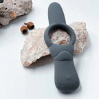 OzGasm Playapus Remote Control Cock Ring in Grey Silicone with Wireless Remote > Cock Ring > Vibrating