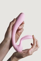 Adrien Lastic G-Wave Pink 18cm Ultra-Flexible Rabbit Vibrator | G-Spot > Sex Toys For Ladies > G-Spot Vibrators