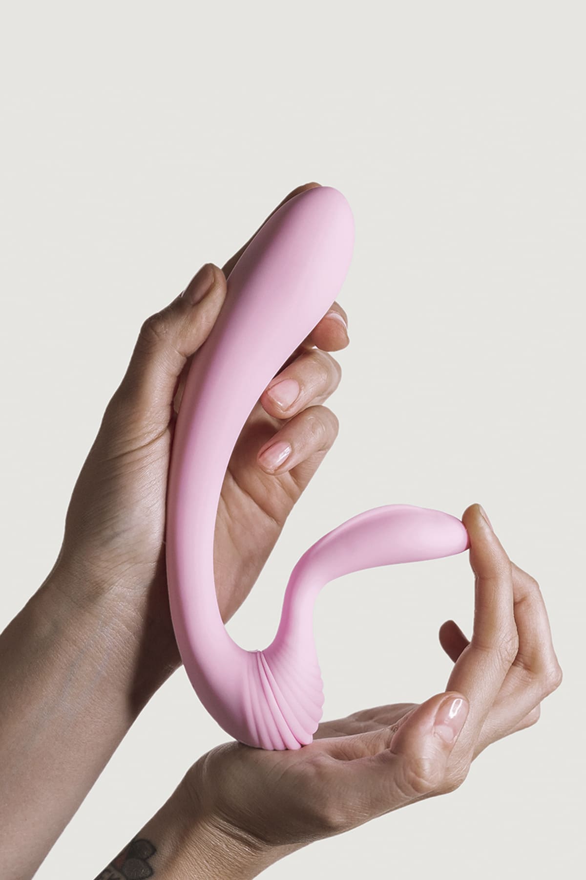 Adrien Lastic G-Wave Pink 18cm Ultra-Flexible Rabbit Vibrator | G-Spot > Sex Toys For Ladies > G-Spot Vibrators