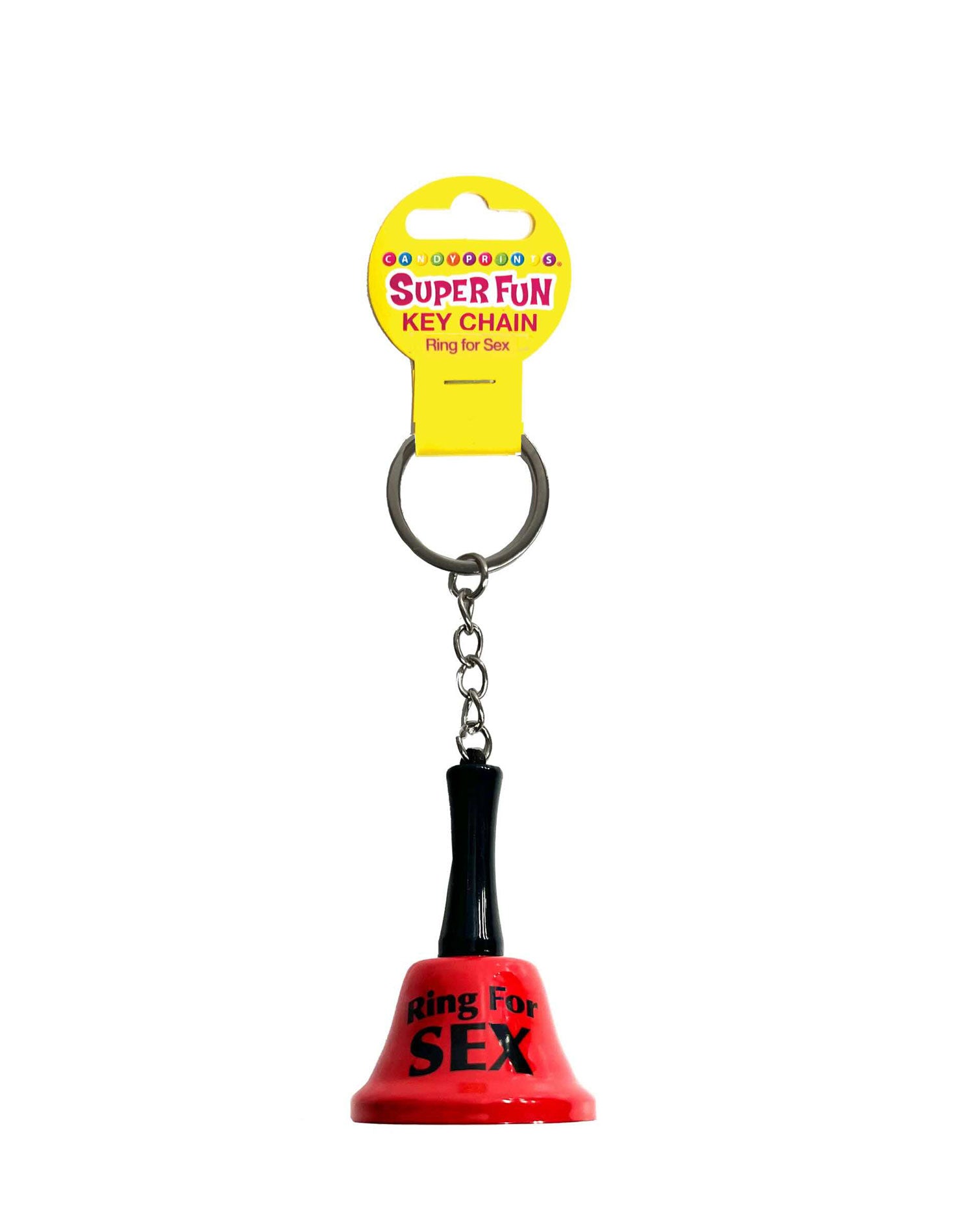 Super Fun Key Chain Novelty Bell Keychain for Adults Red Gag Gifts & Novelties